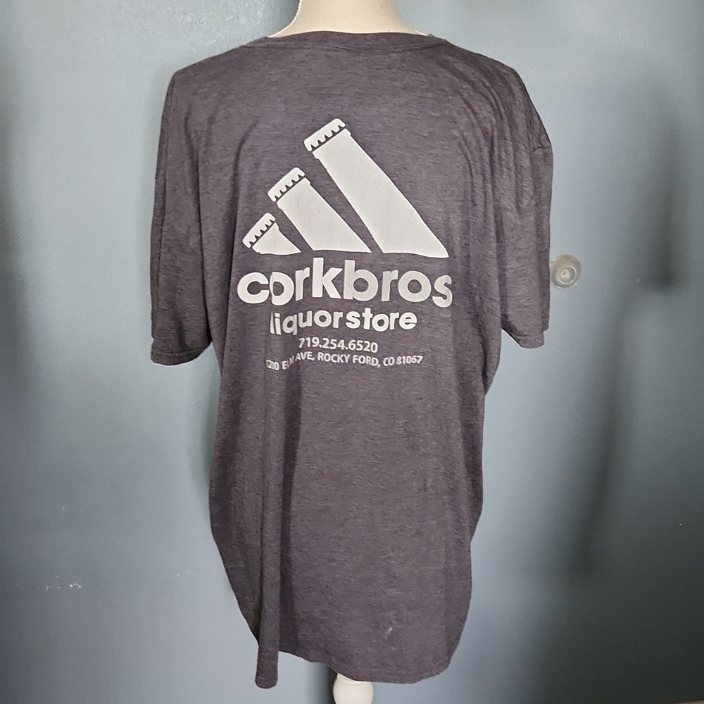 Corkbros liquor store Colorado Rocky Ford extra large shirt